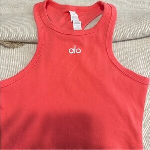 Alo yoga candy orange aspire tank